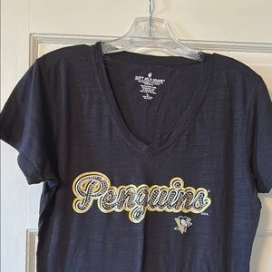 NHL Penguins Black Short Sleeve Tee